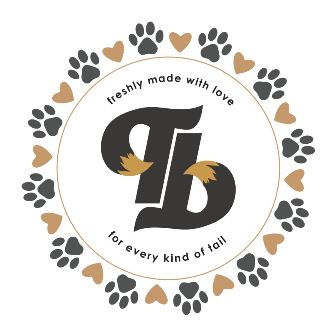 Tb With Tagline "freshly Made With Love For Every Kind Of Tail" And Image Of "paws" Device mark 6387627 Trademark