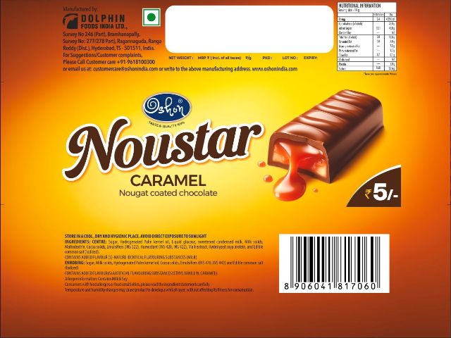 Oshon Noustar Caramel Device mark 6386850 Trademark