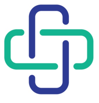 One Green Horizontal Rectangle And One Blue Vertical Rectangle Intersecting One Another At 90 Degrees Device mark 6390129 Trademark