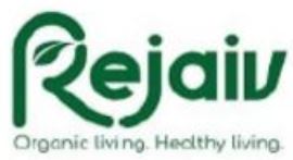 Rejaiv- Organic Living. Healthy Living. Device mark 6399155 Trademark