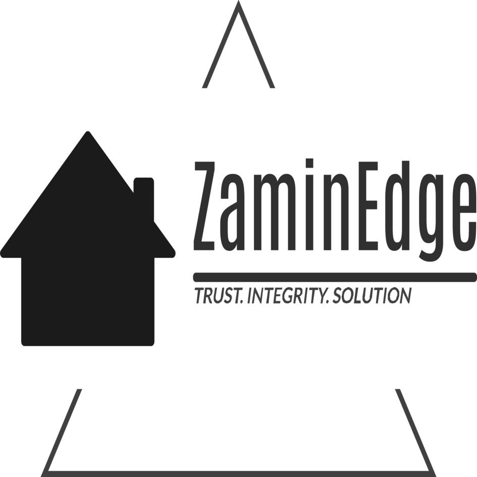 Zaminedge With Tagline "trust.integrity.solution" Device mark 6405327 Trademark