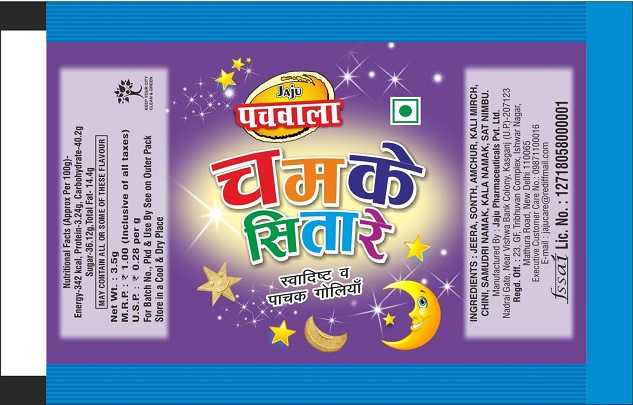 Jaju Pachwala Chamke Sitare Device mark 6411070 Trademark