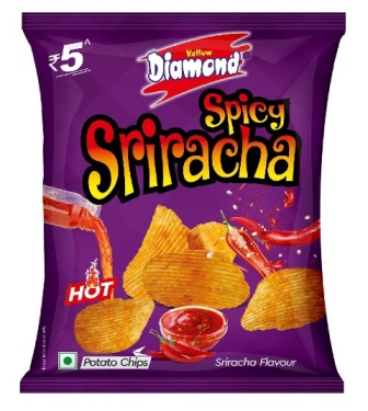 Yellow Diamond Spicy Sriracha Device mark 6415824 Trademark