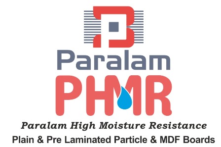 Paralam Phmr (with Logo And Tagline Paralam High Moisture Resistance Plain & Pre Laminated Particle & Mdf Boards) Device mark 6419906 Trademark