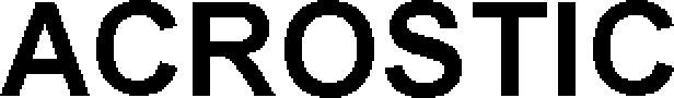 Acrostic Device mark 6304766 Trademark