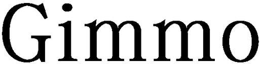 Gimmo Device mark 6101343 Trademark