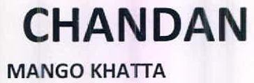 Chandan Mango Khatta Device mark 2650498 Trademark