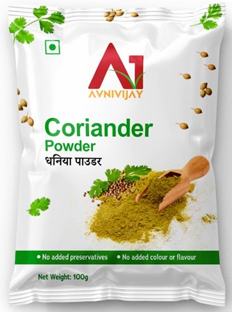 Avnivijay Coriander Powder (label) Device mark 6424324 Trademark