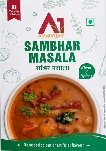 Avnivijay Sambhar Masala (label) Device mark 6424325 Trademark