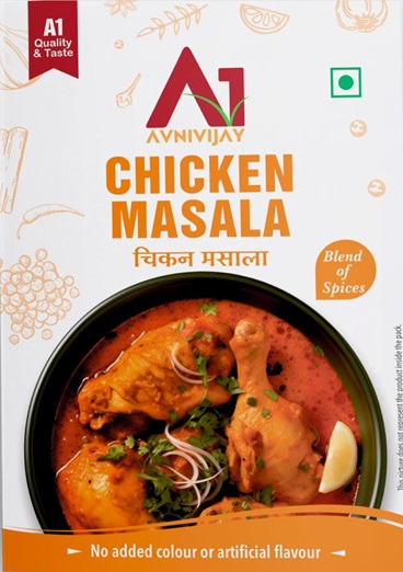 Avnivijay Chicken Masala (label) Device mark 6424330 Trademark