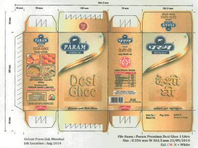 Param Desi Ghee (device) Device mark 2828652 Trademark