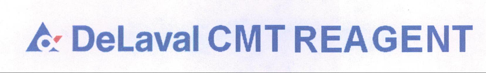 Delaval Cmt Reagent Device mark 2202504 Trademark