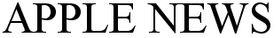 Apple News Device mark 3293401 Trademark