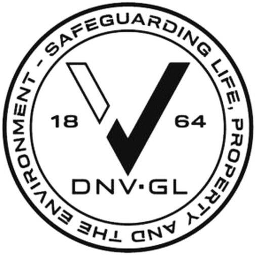 Safeguarding Life, Property And The Environment V 1864 Dnv.gl (with Device) Device mark 3223289 Trademark