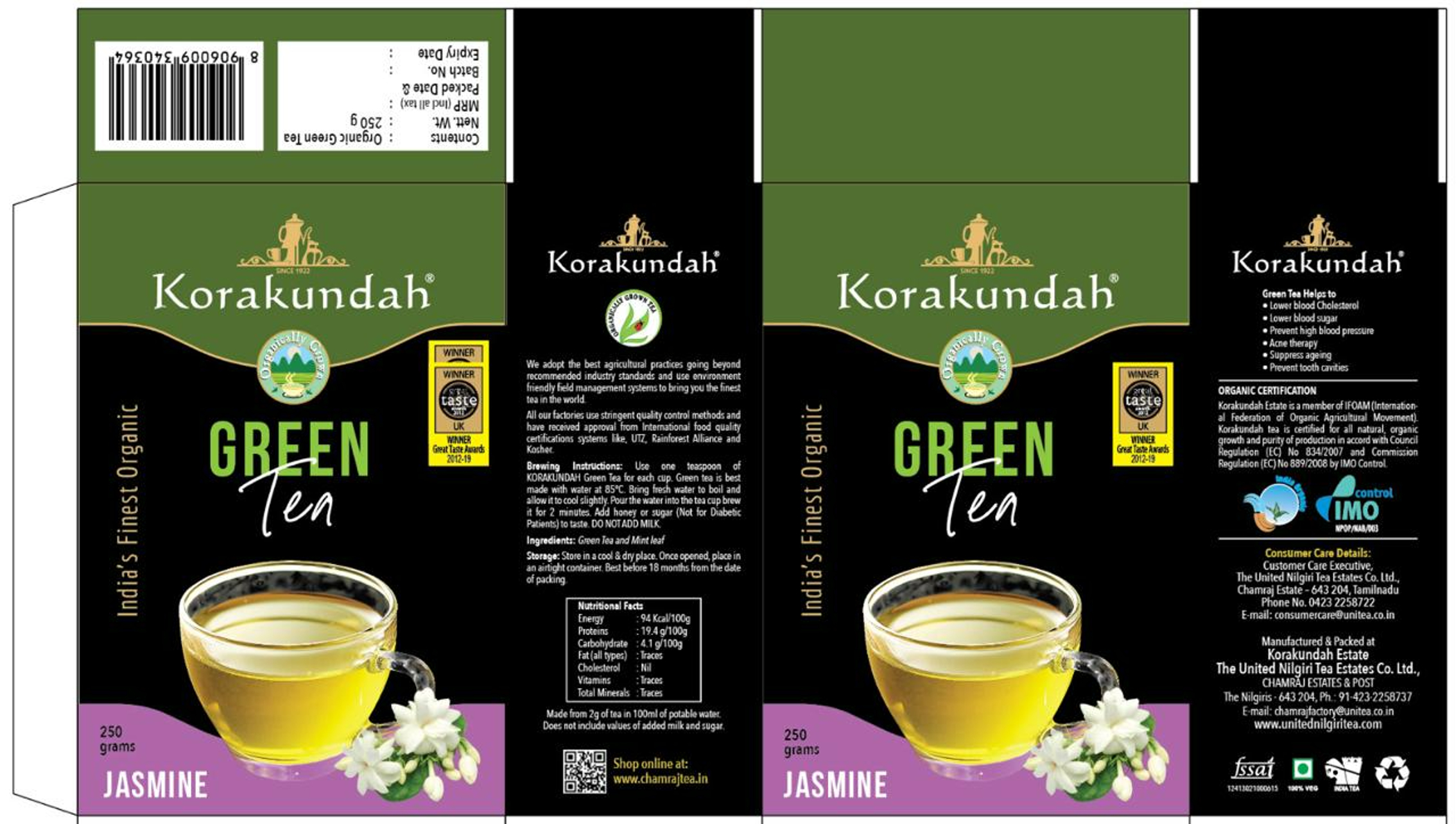 Korakundah Green Tea Jasmine Device mark 6433394 Trademark