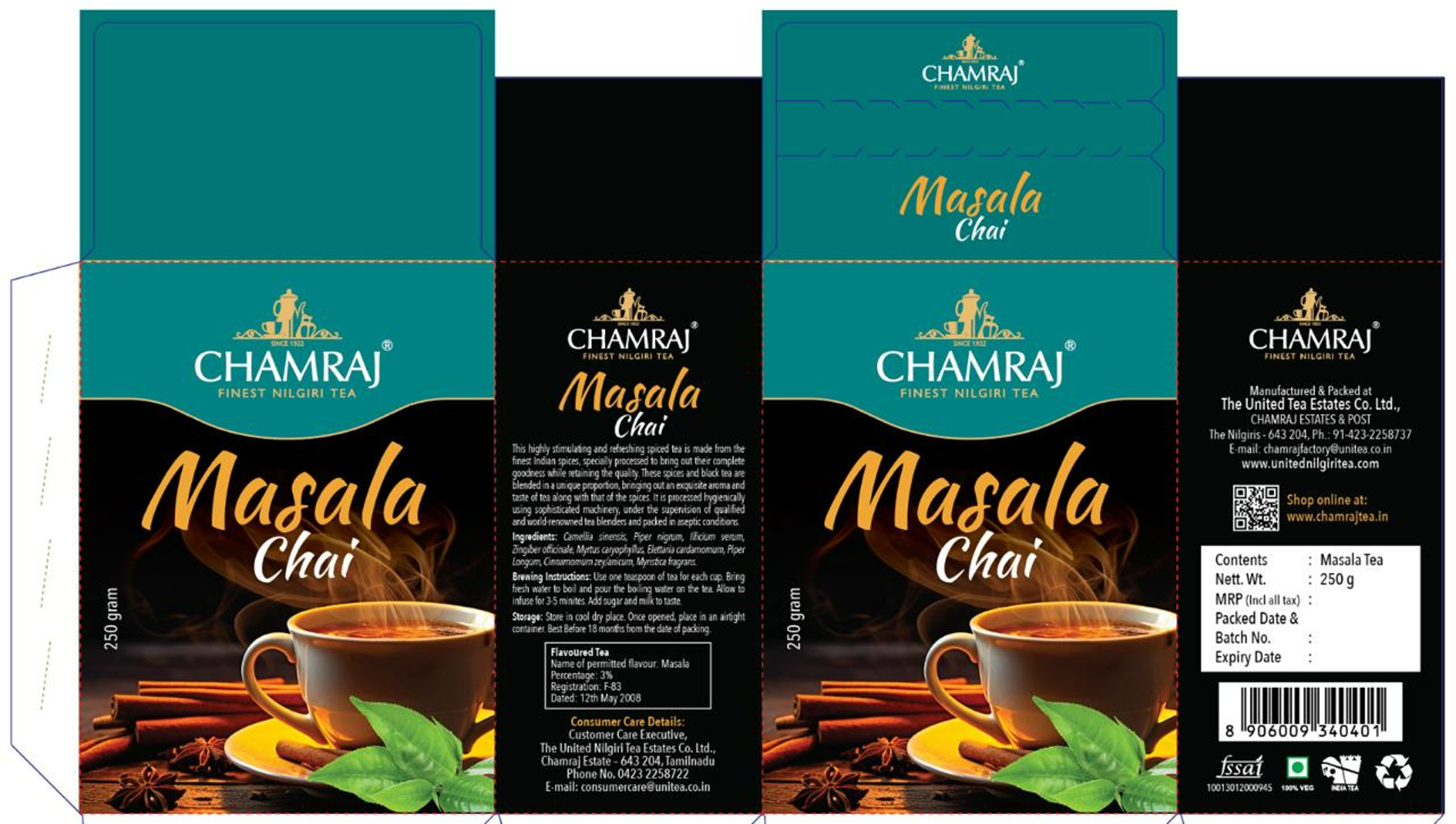 Chamraj Masala Chai Device mark 6433289 Trademark