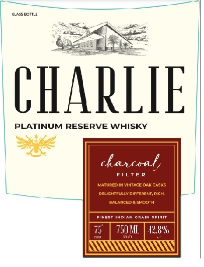 Charlie Platinum Reserve Whisky Device mark 6437148 Trademark