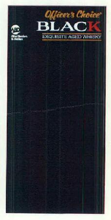 Officer's Choice Black Exquisite Aged Whisky Device mark 2962267 Trademark