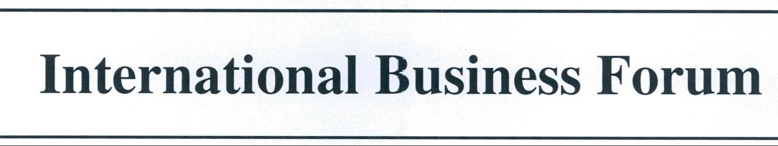 International Business Forum Device mark 2173097 Trademark