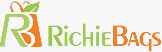 "r B" Logo With Richie Bags Device mark 6442853 Trademark