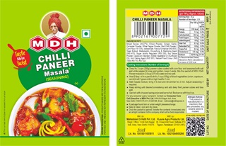 Mdh Chilli Paneer Masala Device mark 6445294 Trademark