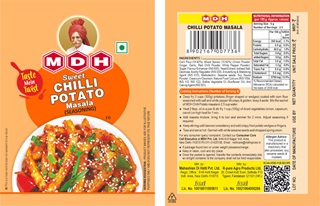 Mdh Sweet Chilli Potato Masala Device mark 6445297 Trademark