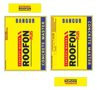 Bangur Concrete Master Roofon Plus Device mark 6445215 Trademark