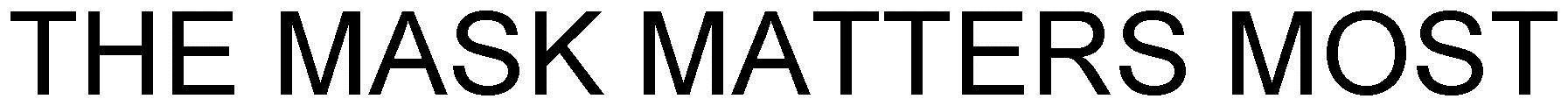 The Mask Matters Most Device mark 3163234 Trademark
