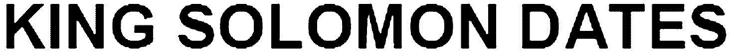 King Solomon Dades Device mark 3121614 Trademark