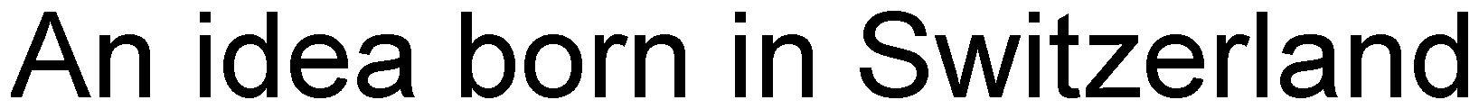 An Idea Born In Switzerland Device mark 2840382 Trademark