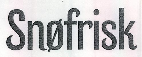Snofrisk Device mark 2403039 Trademark