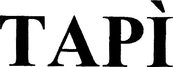 Tapi' Device mark 4781194 Trademark