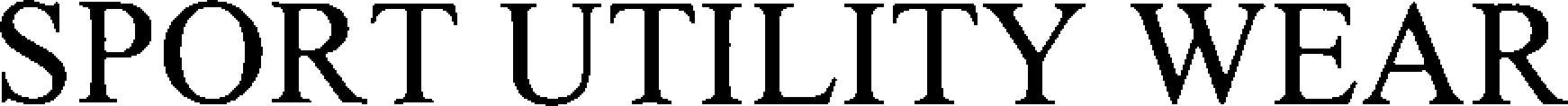 Sport Utility Wear Device mark 4554745 Trademark