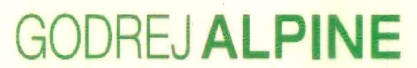 Godrej Alpine Device mark 2883987 Trademark