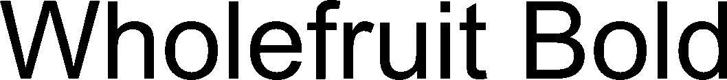 Wholefruit Bold Device mark 4506491 Trademark