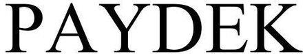 Paydek Device mark 4473401 Trademark