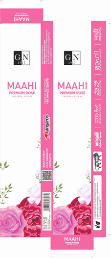 Maahi Rose Incense Sticks Device mark 6453897 Trademark