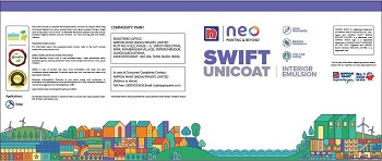 N Neo Swift Unicoat (label) Device mark 6457739 Trademark