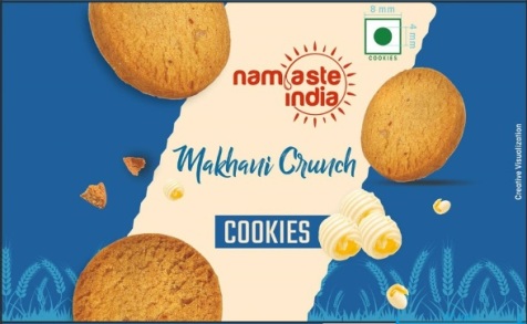 Namaste India Makhani Crunch Cookies Device mark 6457710 Trademark