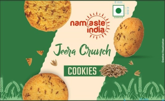 Namaste India Jeera Crunch Cookies Device mark 6457709 Trademark