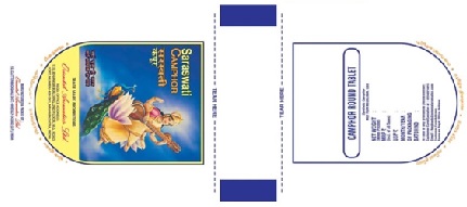 Saraswati Camphor (label) Device mark 6471617 Trademark