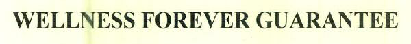 Wellness Forever Guarantee Device mark 2986718 Trademark