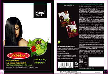 Nikhar Natural Black Device mark 6477929 Trademark