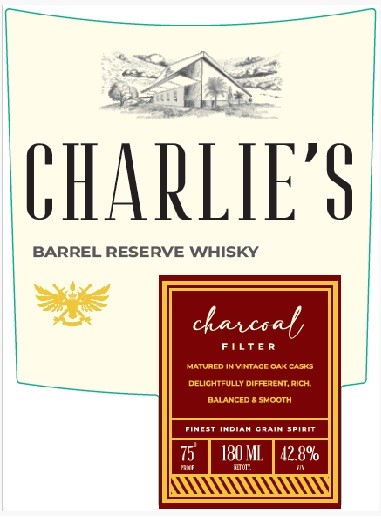 Charlie’s Barrel Reserve Whisky Device mark 6477758 Trademark