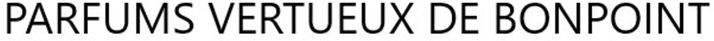 Parfums Vertueux De Bonpoint Device mark 6250003 Trademark