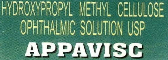 Hydroxypropyl Methyl Cellulose Ophthalmic Solution Usp Appavisc Device mark 2462983 Trademark