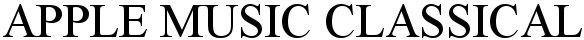 Apple Music Classical Device mark 6200743 Trademark
