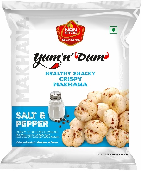 Yum'n' Dum Along With A Tagline Healthy Snacky Crispy Makhana Device mark 6483431 Trademark