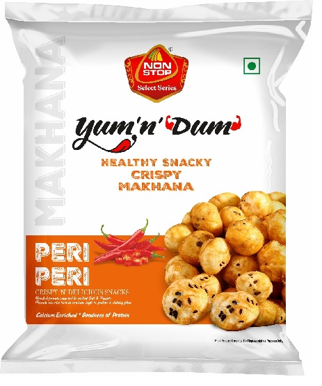 Yum'n' Dum Along With A Tagline Healthy Snacky Crispy Makhana Device mark 6483432 Trademark