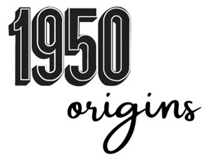 1950 Origins – Label In Black And White Device mark 6485965 Trademark